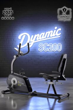 Dynamic Voit Garantili Star Collection Sc200 Manyetik Yatay Kondisyon Bisikleti Elden Nabız Ölçer