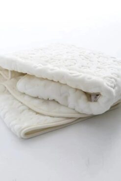 GOLDEN SPRING Kabartmalı Peluş Battaniye 90×110 Cm Not: (MEVSİMLİK INCEDİR) Ekru