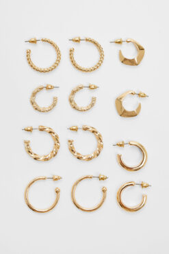 Stradivarius 6'lı Basic Küpe Seti