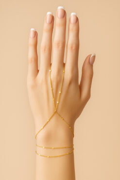 MRK Gold Pullu İnce Zincir Şahmeran