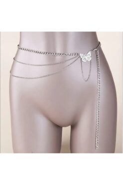 TakıConcept Kelebek Detaylı Kadın Bel Zinciri Vücut Aksesuarı