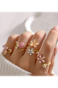 MURASSA BUTİK Bahar Mevsimi Yüzük Seti