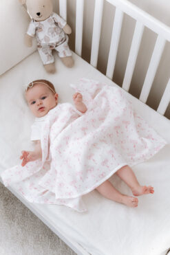 Tuğba Kuğu Müslin Örtü - Pureline Series - Dainty Bows