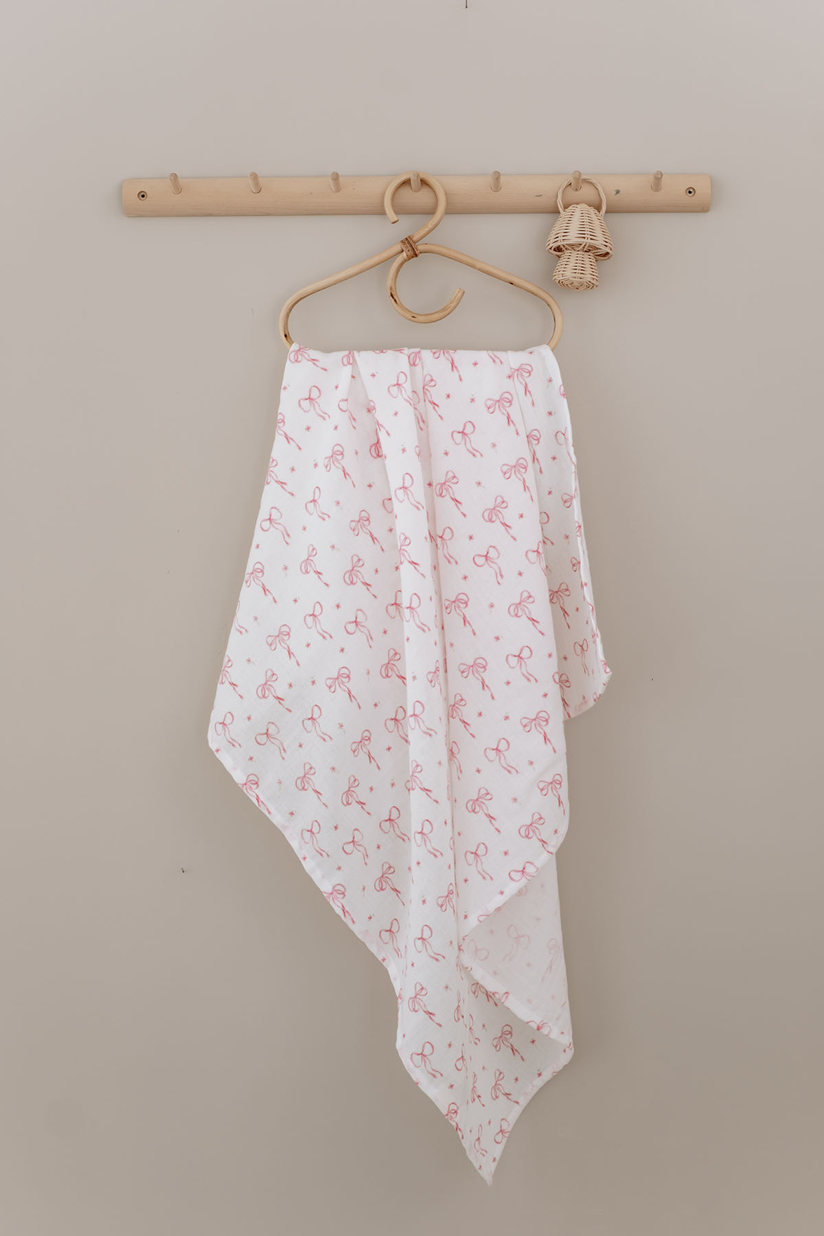 Tuğba Kuğu Müslin Örtü - Pureline Series - Dainty Bows - Görsel 2