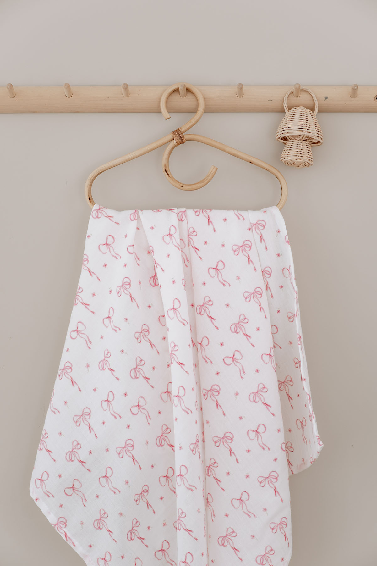 Tuğba Kuğu Müslin Örtü - Pureline Series - Dainty Bows - Görsel 3