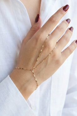 Fiyonk Kuyumculuk 14 Ayar Altın Aynalı Zincir Şahmeran – Işıltının En Şık Hali