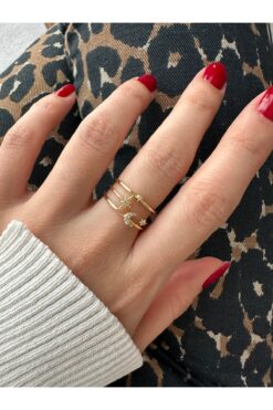 ringbox Gold Ay Yıldız Yüzük
