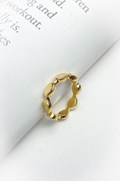 roshel Çelik Shora Oval Yüzük