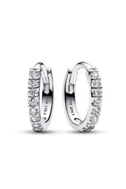 Pandora Işıltılı Halka Küpeler