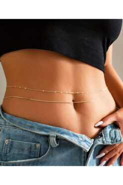 M Miel Kadın 2li Bel Zinciri Vücut Zinciri