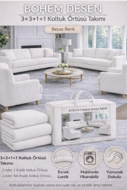 beyvetçe jakarlı bohem kumaş 3.3.1.1 Koltuk Örtüsü Koltuk Kılıfı Takımı Ev Tekstili Sofa Cover