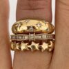 Lavian Accessories 3’lü Ola Star Yüzük Seti (AYARLANABİLİR)