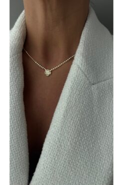 Vi store Top Zincirli Yonca Kolye