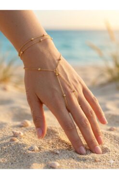 ELISEA Gold Top Zincir Şahmeran