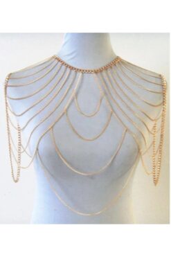 Genel Markalar Şık Zincir Modeli Çift Omuz Aksesuarı ile Tarzınızı Yükseltin