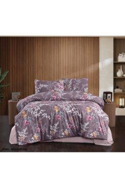 Kristal By Taç Çift Kişilik Terry Cotton Atra Gül Kurusu Nevresim Takımı