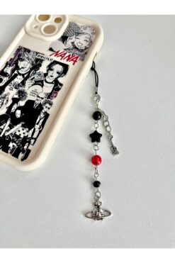 bohemian takı tasarim Anime Nana Blackstones Telefon Charmı Telefon İpi