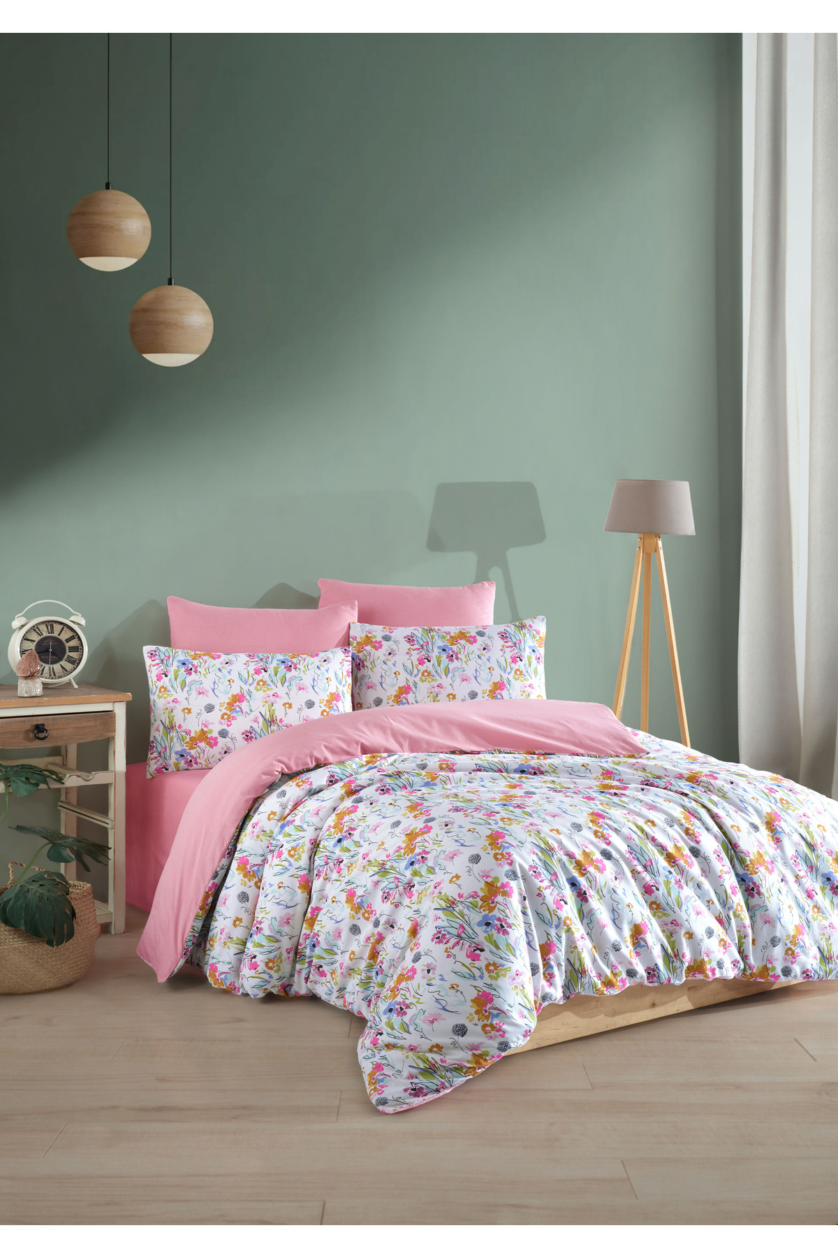 Rimo Home LASTİKLİ ÇARŞAFLI TEK KİŞİLİK NEVRESİM TAKIMI - Görsel 2