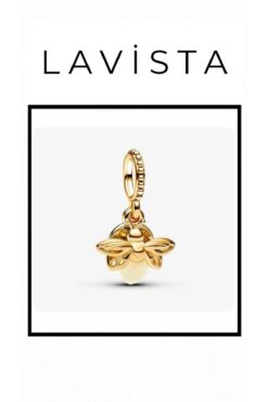 Lavista Silver Fosforlu Ateşböceği Gümüş Charm’ı