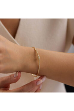Sembol Gold 14 Ayar İtalyan Esnek Tek Toplu Altın Bileklik 2 mm 0.80 Gram