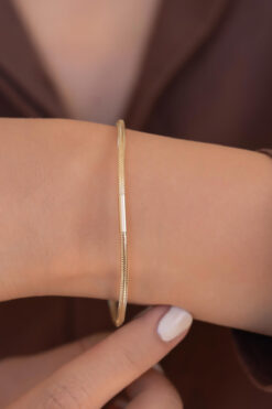 Bayar Gold 14 Ayar Altın İtalyan Klasik Esnek Bilezik