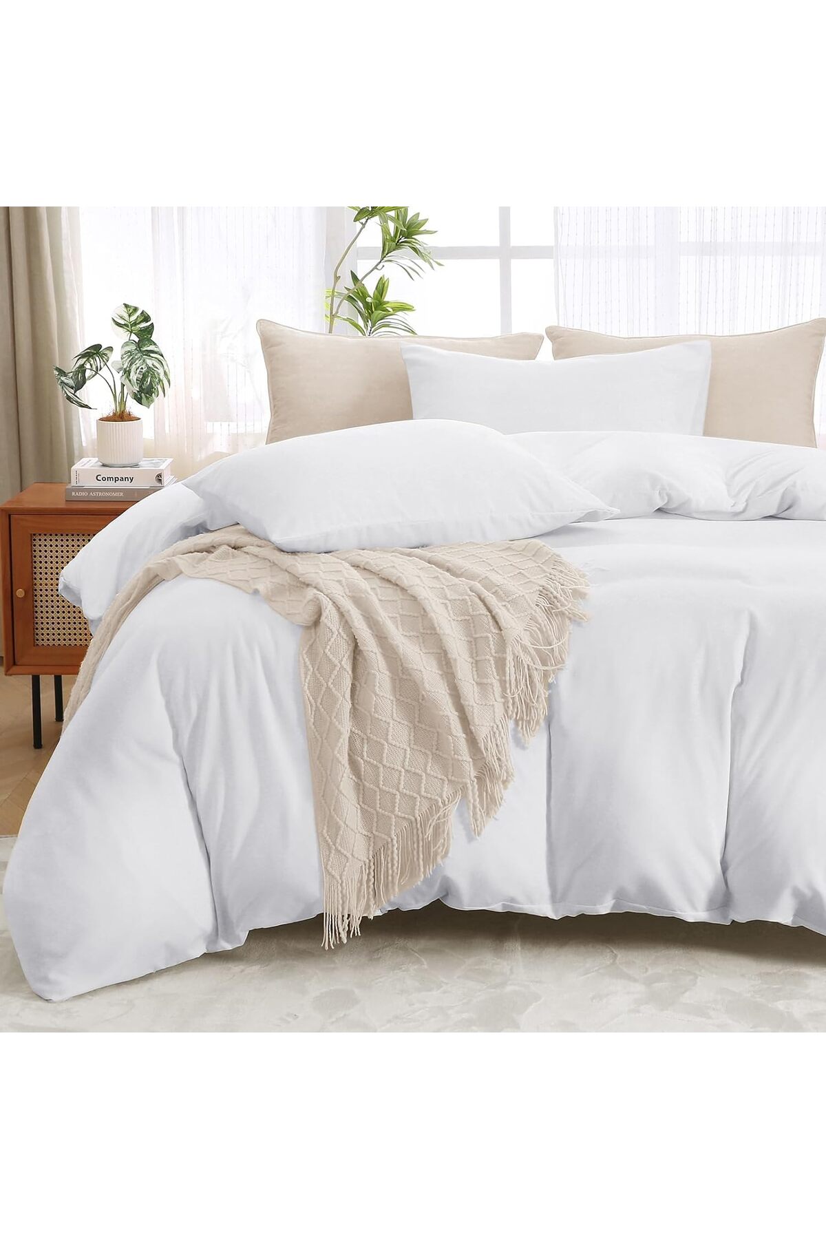 CAQQA 63 Tel %100 Pamuk Çift Kişilik Otel Nevresim Takımı - Görsel 2
