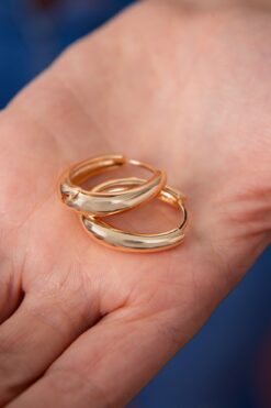 Elika Silver Kadın Rose Gold Halka Model Küpe