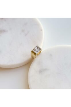 Venus Design Çelik Taşlı Serçe Parmak Yüzük