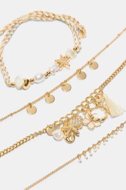 Stradivarius 4'lü uçlu halhal seti