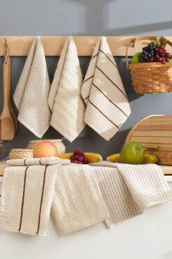 Elart Sophia Mutfak Havlusu 6 Adet (45x30 cm) Bej