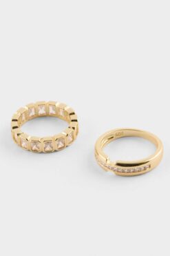 DeFacto Reis X DeFacto 2'li Gold Yüzük G2711AXNS