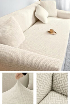 Hacer Tuğla Desen Koltuk Örtüsü Lastikli Kayma Yapmayan Çekyat Kanepe KOLTUK Kılıfı 1 Adet