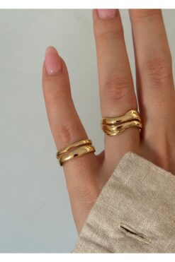 KİLİGİSTANBUL DÖKÜMLÜ 2'Lİ YÜZÜK