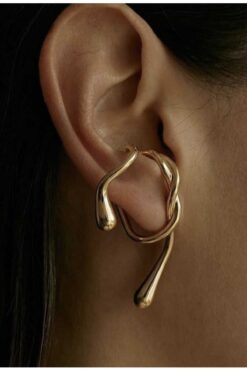GÜRLER Gold Earcuff Kıkırdak Küpe