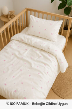 Uçkan home %100 pamuk bebek nevresim seti cilt dostu