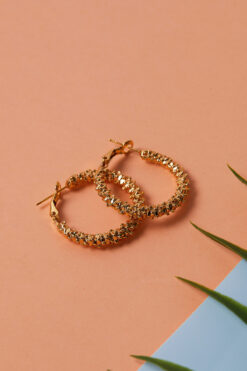 Elika Silver Kadın Halka Model Bijuteri Küpe