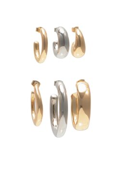 Pull & Bear 6'lı halka küpe paketi