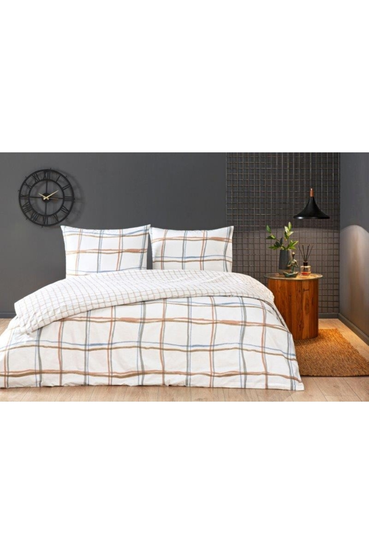 Taç Rokkie Ranforce Çift Kişilikı Nevresim Takımı Beyaz - Görsel 3