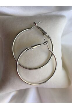 Kosovalı Modern Moda Orta Boy Halka Küpe