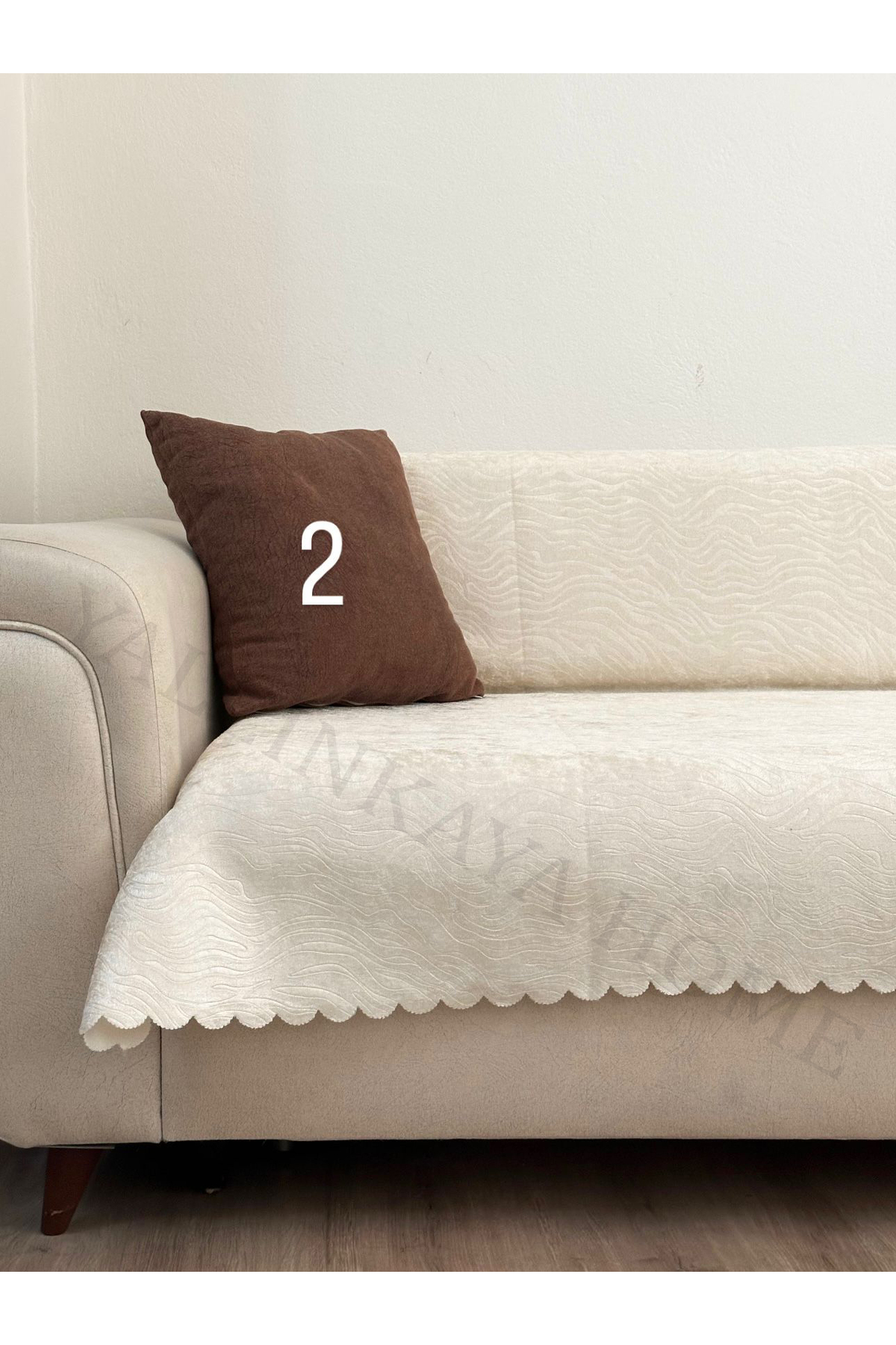 YALÇINKAYA HOME Desenli ,Kadife , Süngerli Kaymaz Taban Koltuk - Çekyat Örtüsü 170x205cm