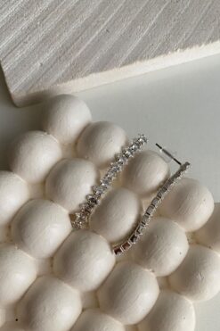 Ressia Mekik Taşlı Su Yolu Sallantılı Küpe