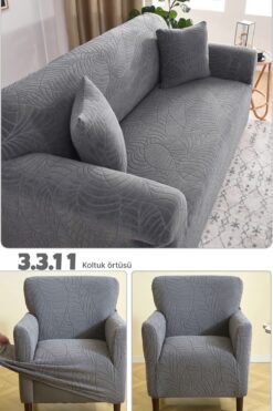 uzhanem 3.3.1.1 Koltuk Örtüsü Koltuk Kılıfı Takımı Ev Tekstili Sofa Cover