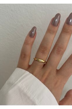 KİLİGİSTANBUL İNCE YILDIZLI YÜZÜK (BEDENİ AYARLANABİLİR)