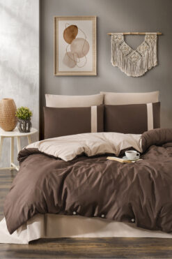 VENICA MASCUSE Ranforce Çift Kişilik Lüx Nevresim Takımı (Lastikli Çarşaf)