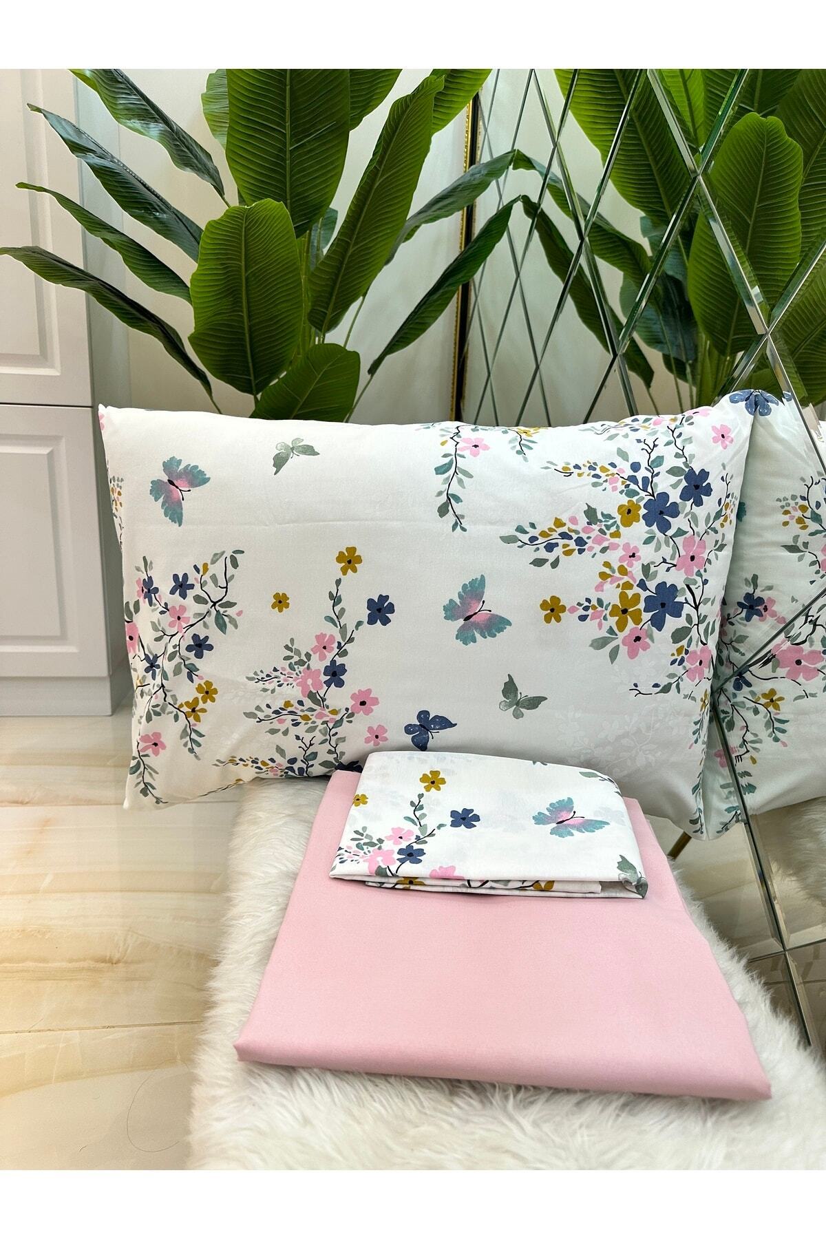 Özcan Ev Tekstil Life Çift Kişilik Çarşaf Yastık Seti