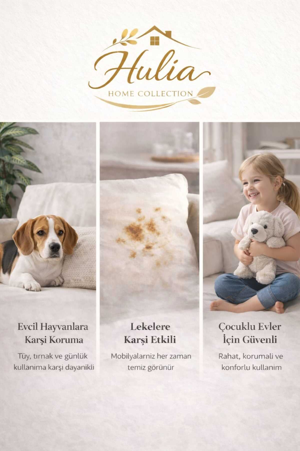 Altıntaş soft 2 Li Koltuk Örtüsü Seti %100 Pamuklu Leke Tutmaz-kaymaz-püsküllü 180*210 cm Ebat - Görsel 3