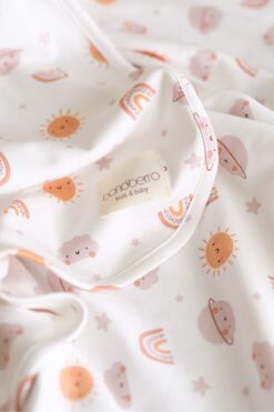 Bondberro Çift Taraflı İnterlok Örtü & Battaniye %100 Pamuk Oeko-teks Sertifikalı 100 X 85 Cm