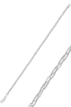 Söğütlü Silver Gümüş toplu italyan bileklik SGTL12430GUMUS