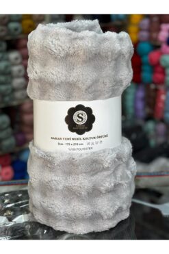 Sarar Yeni Nesil Bubble Peluş Koltuk Örtüsü Pofuduk