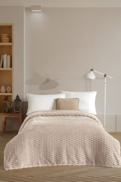 Elart Star Battaniye Çift Kişilik Wellsoft (180x220 cm) Cappuccino